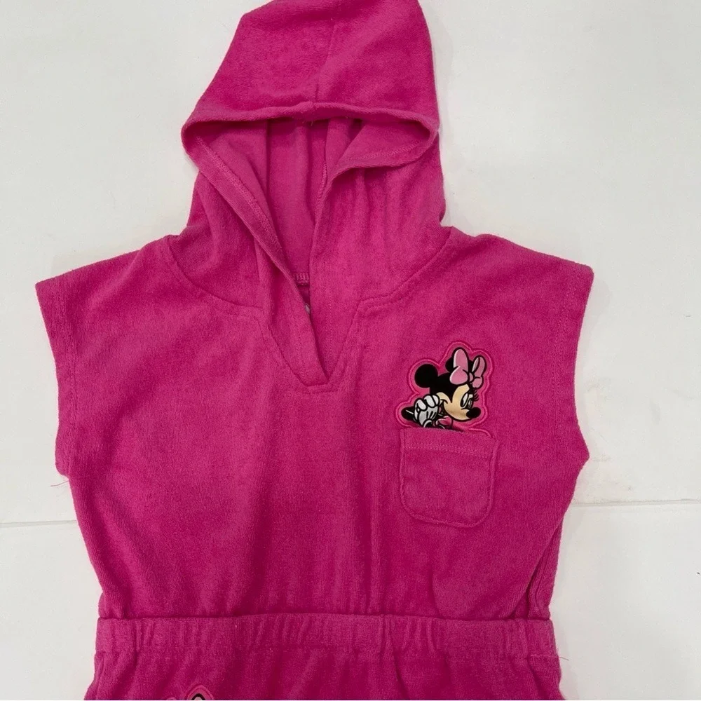 Disney‎ Minnie Mouse Pink Hooded Pajama Robe
